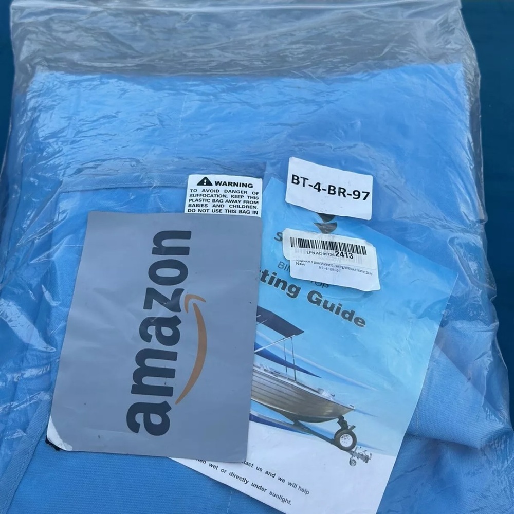 Seapisode 4 Bow Marine Grade Fade Crack Resistant Bimini Top Replacement Cover
